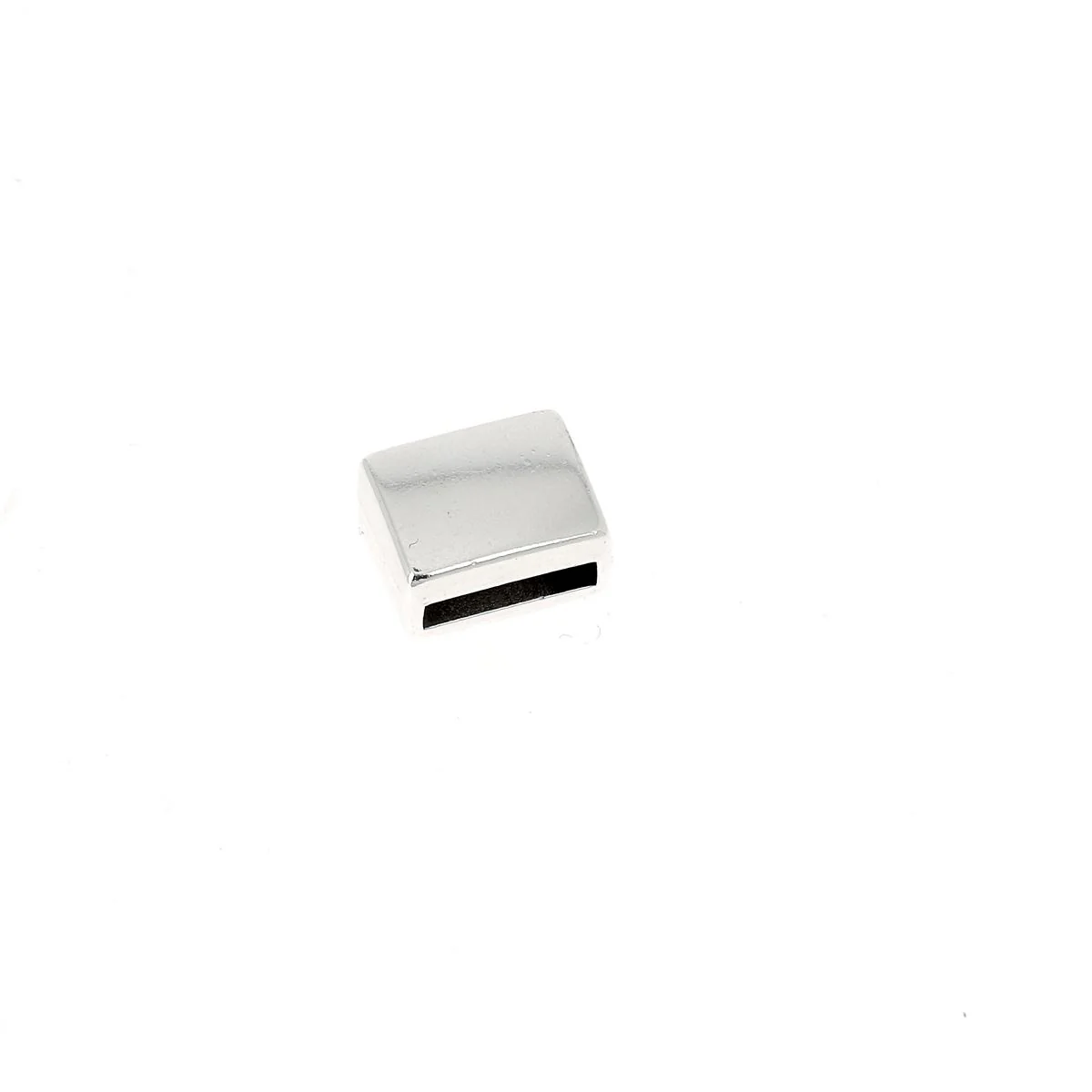 Embout bloquant - Lanière de 10 mm - ARGENT VIEILLI - Image 3