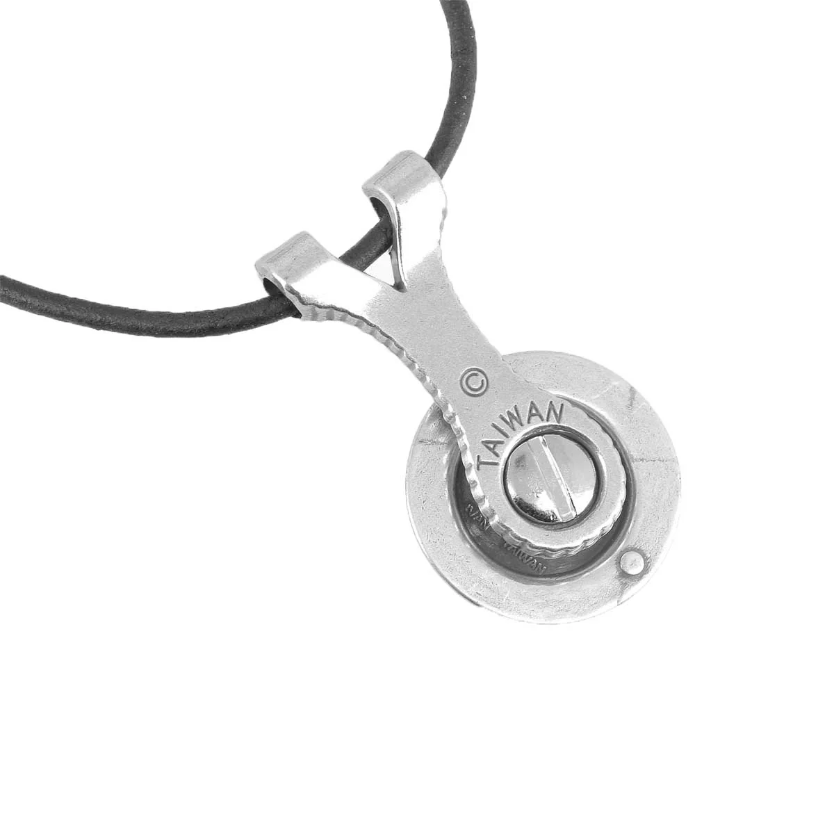 Embout à lacer pour concho à visser - ARGENT VIEILLI - Ivan - Image 3