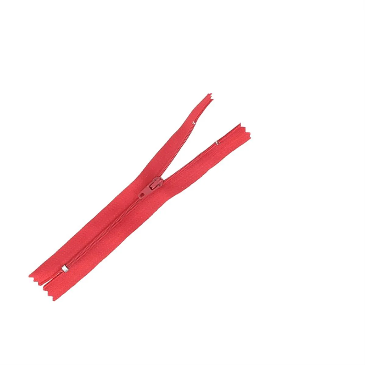 Fermeture à glissière NYLON - 4mm - ROUGE