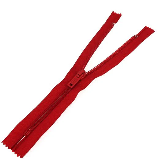Fermeture à glissière NYLON - 4mm - ROUGE - Image 2