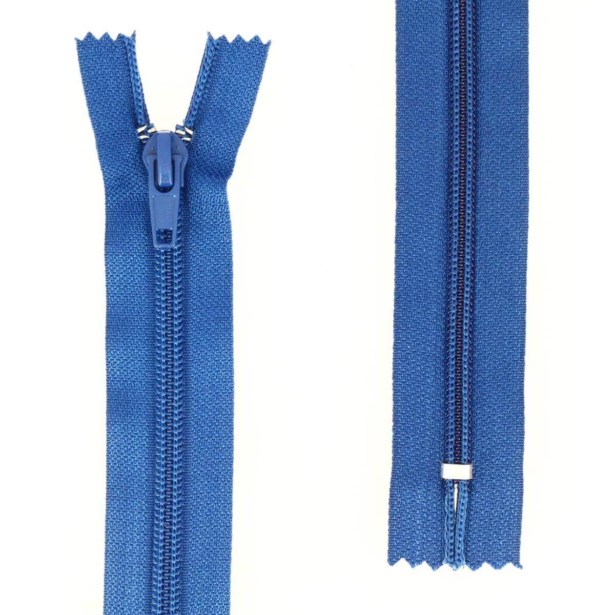 Fermeture à glissière NYLON - 6mm - BLEU MARINE