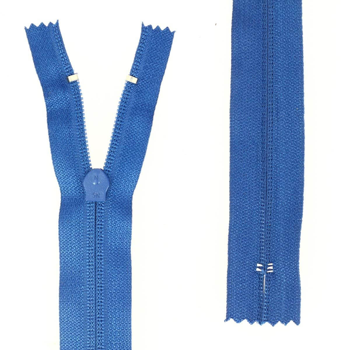 Fermeture à glissière NYLON - 6mm - BLEU MARINE - Image 3