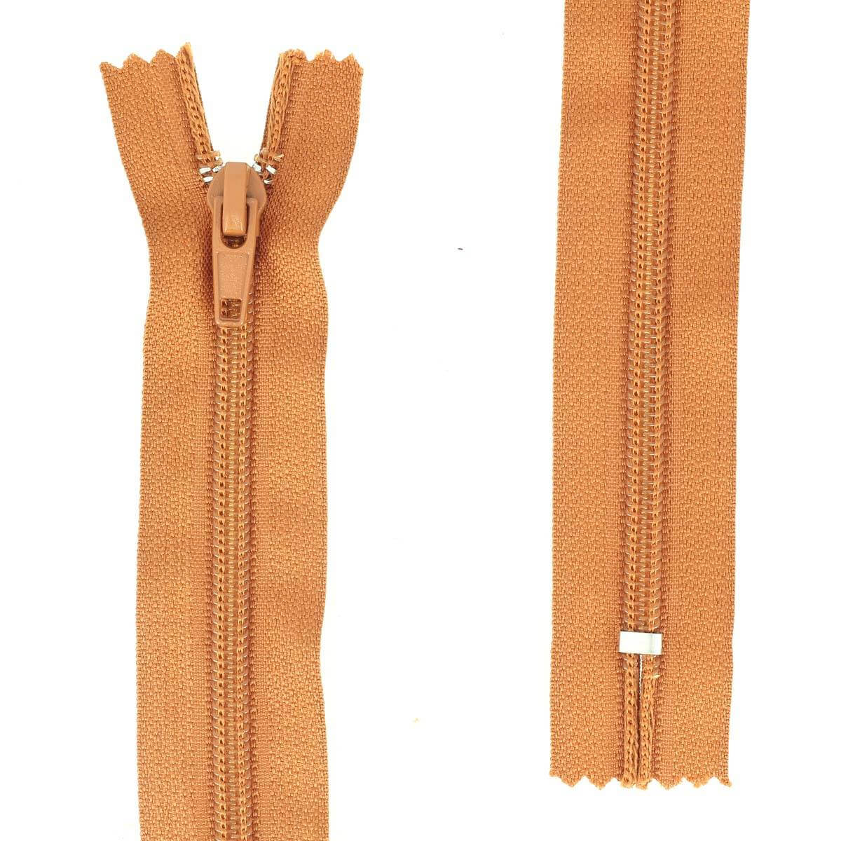 Fermeture à glissière NYLON - 6mm - FAUVE