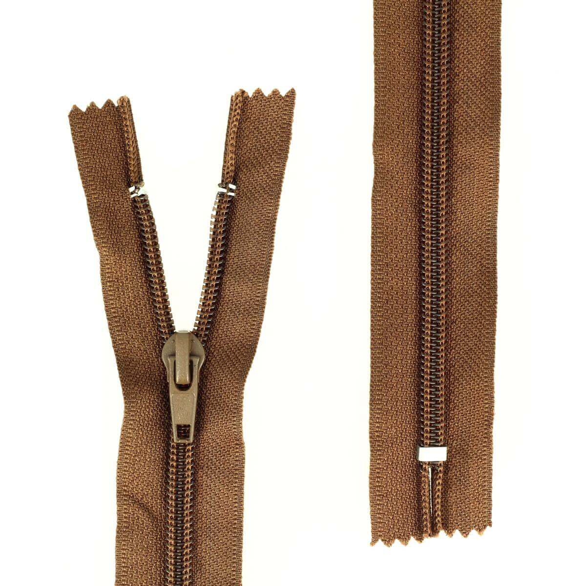 Fermeture à glissière NYLON - 6mm - MARRON - Image 2
