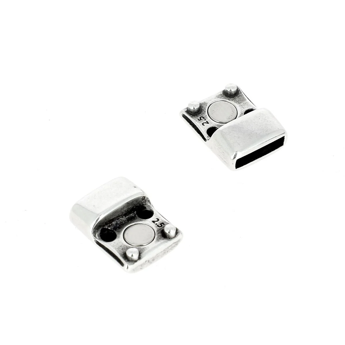 Fermoir bijou aimanté - ARBRE DE VIE - Lacet plat 10mm - Image 5
