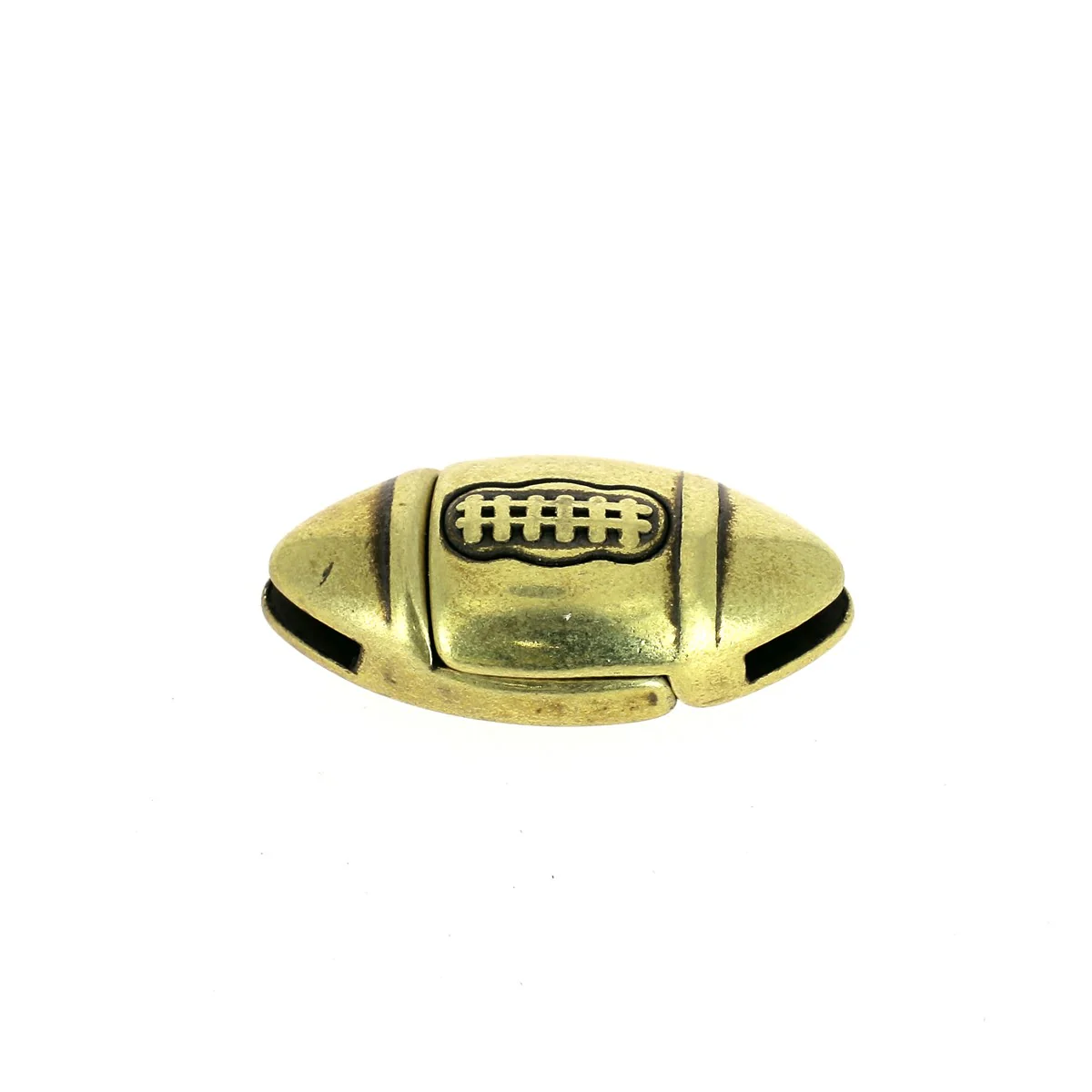 Fermoir bijou aimanté - BALLON DE RUGBY - Lacet plat - Image 6