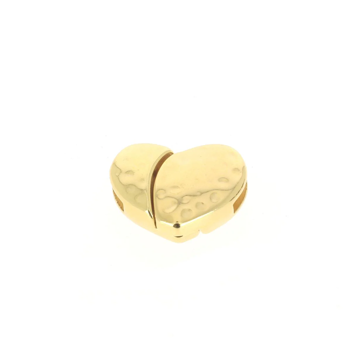 Fermoir bijou aimanté - COEUR - Lacet plat 10mm - Image 7