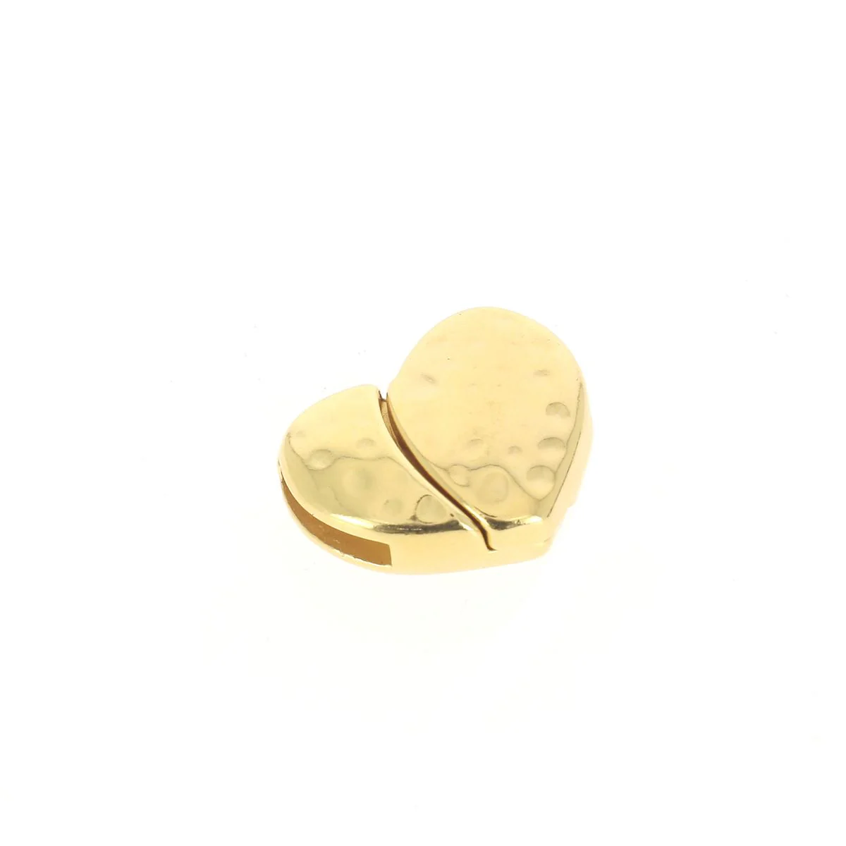 Fermoir bijou aimanté - COEUR - Lacet plat 10mm - Image 8