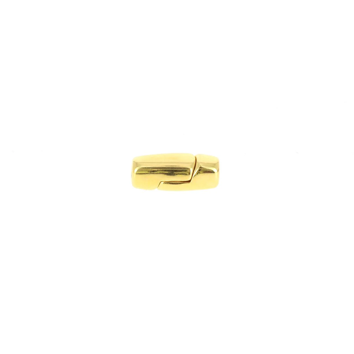 Fermoir bijou aimanté - CYLINDRE - Lacet rond 3mm - DORÉ LUXE - Image 2