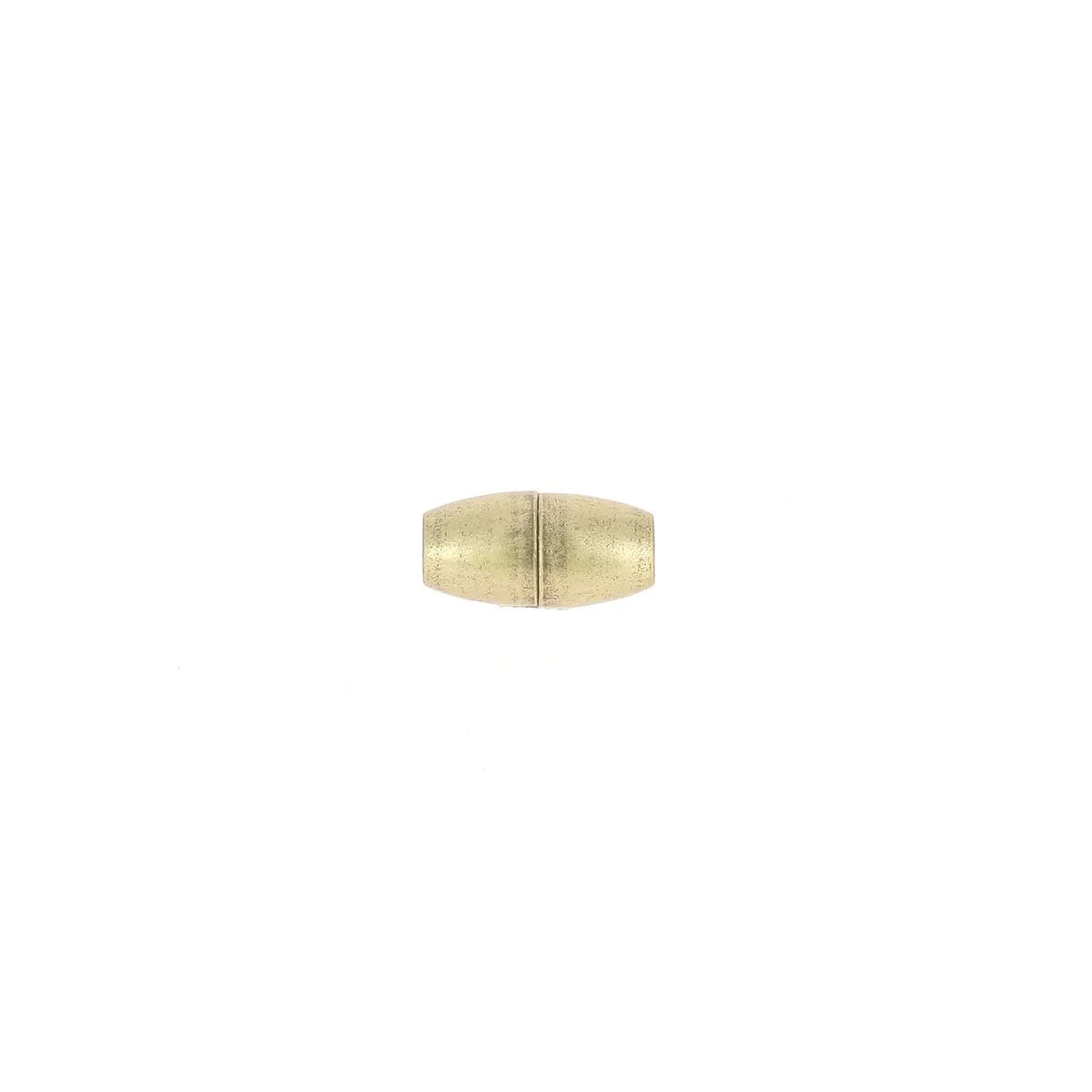 Fermoir bijou aimanté - CYLINDRE - Lacet rond 3mm - LAITON VIEILLI - Image 2