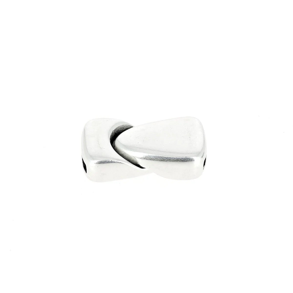 Fermoir bijou aimanté - TRIANGLE - Lacet plat 10mm - Image 3