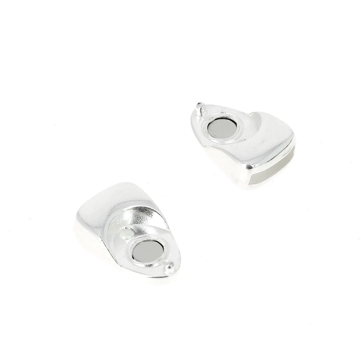 Fermoir bijou aimanté - TRIANGLE - Lacet plat 10mm - Image 9