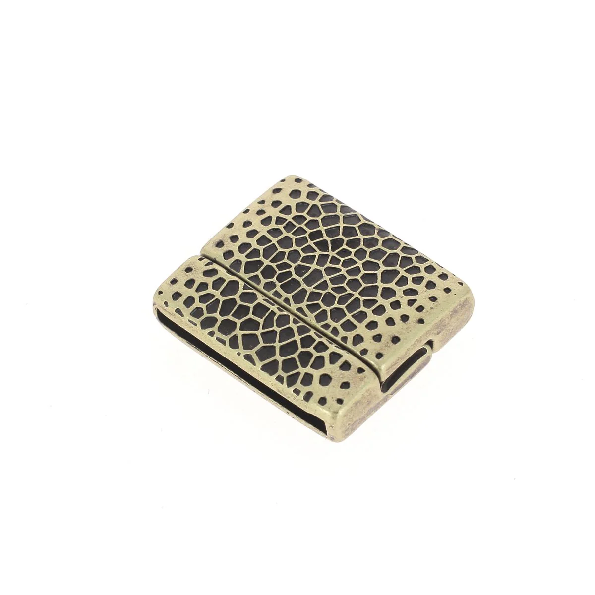 Fermoir bijou aimanté - VORONOI - Lacet plat 20mm - Image 4