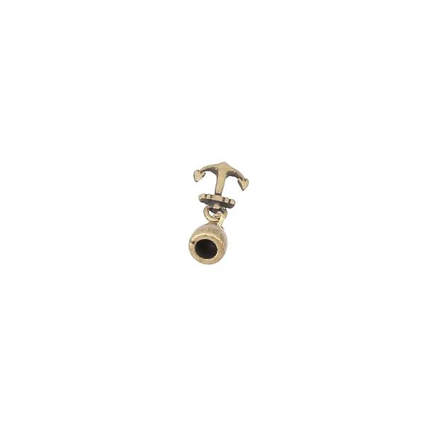 Fermoir bijou - 1 pièce ANCRE MARINE - Lacet rond - Image 10