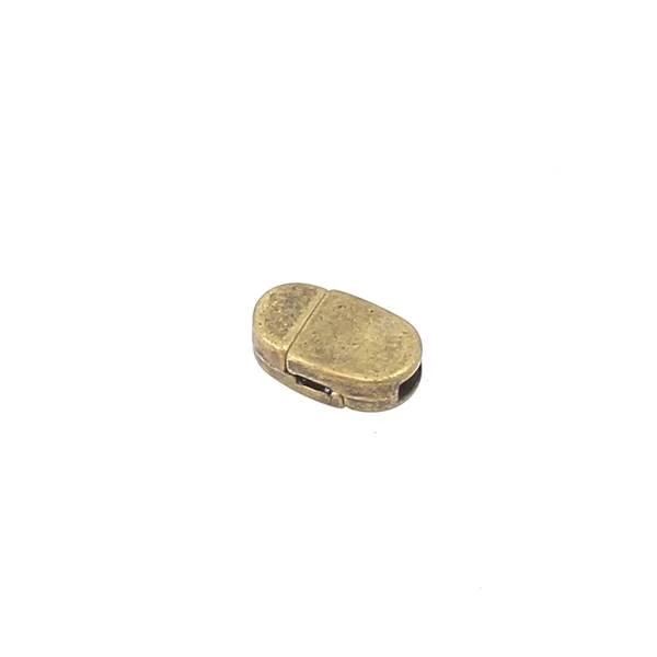 Fermoir bijou - Ovale aimanté - Lacet plat 5mm - Image 7