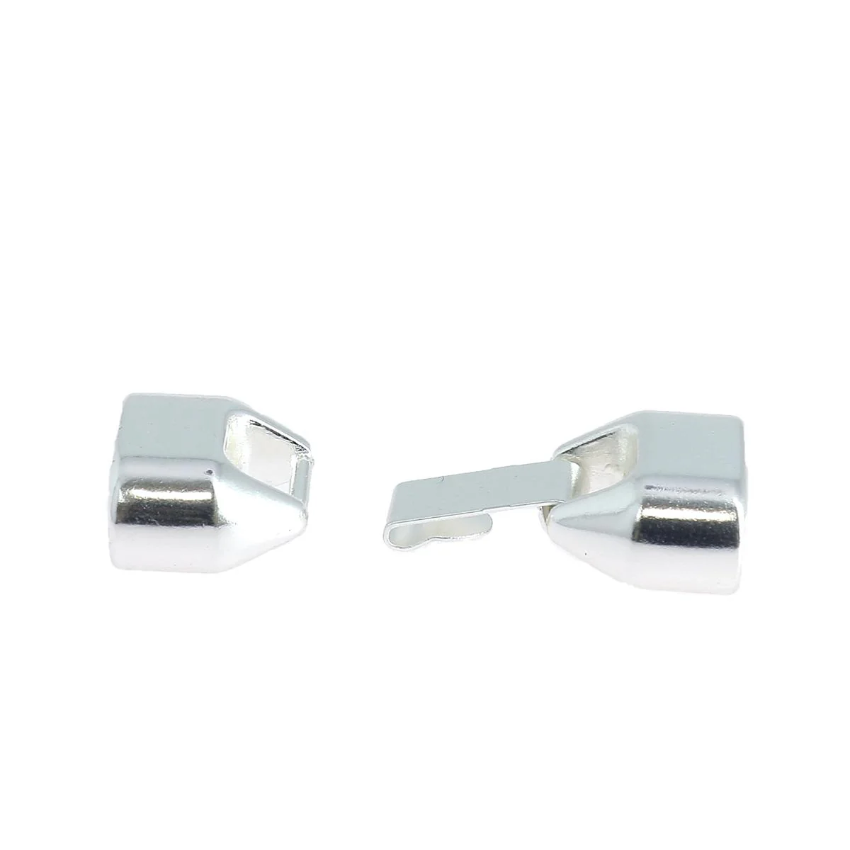 Fermoir bijou pour lacet régaliz - OLIVE - Lacet plat 12 mm - Image 4