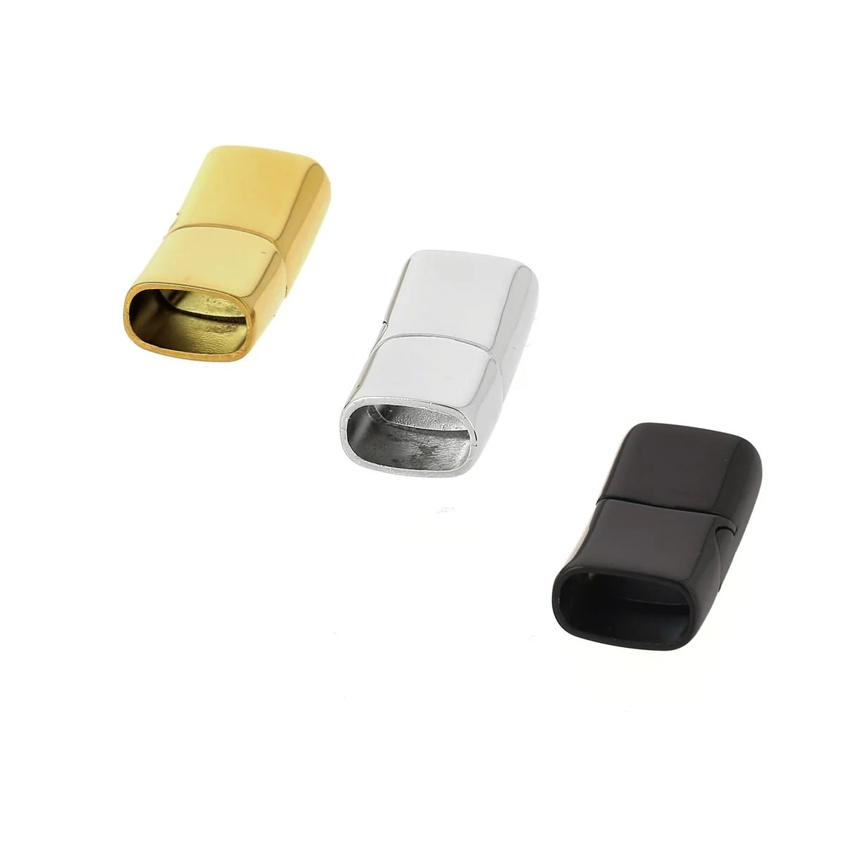 Fermoir magnétique en inox pour bracelet Régaliz - 10x5mm - Image 3