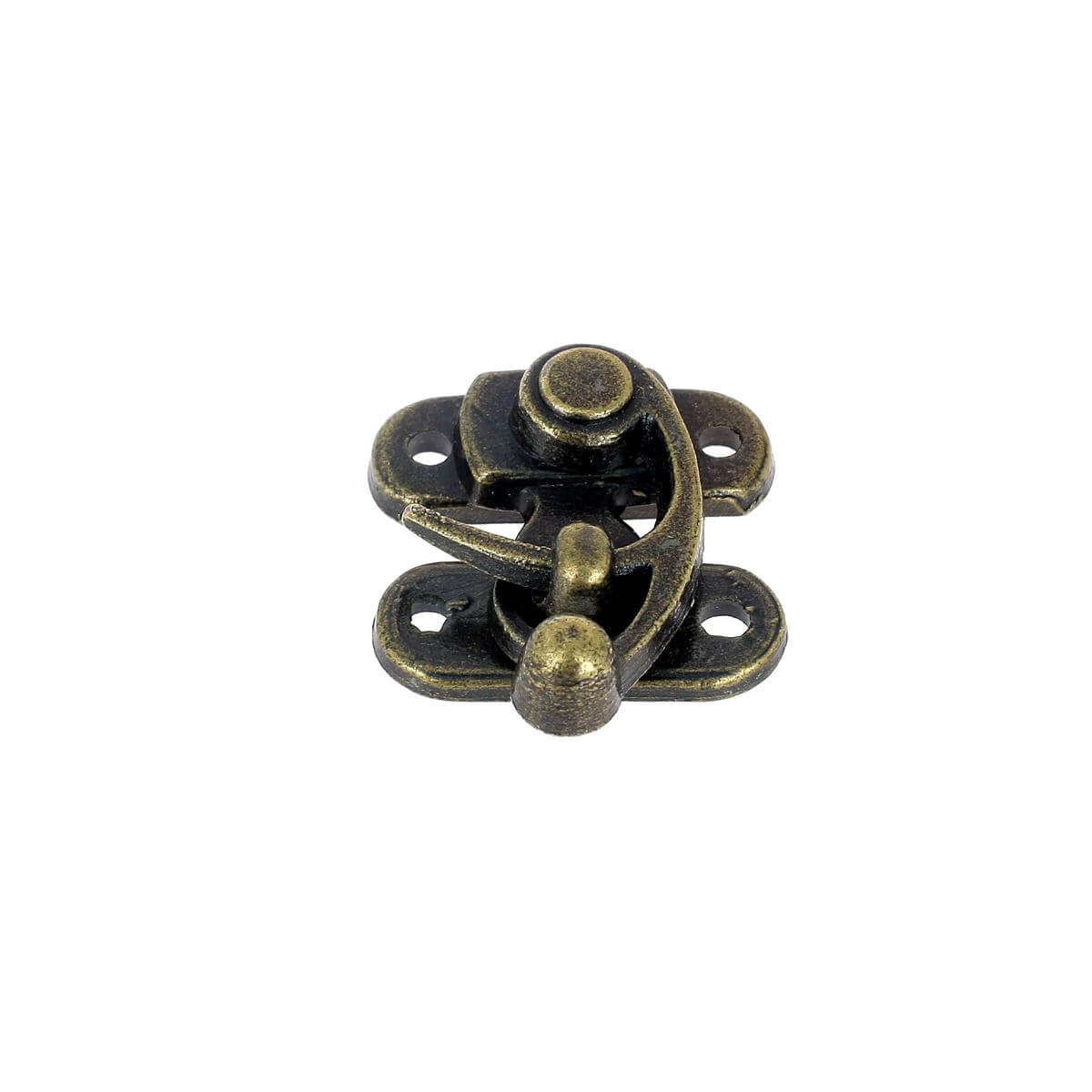 Fermoir pivotant pour sac en laiton - LAITON VIEILLI - 27x29mm