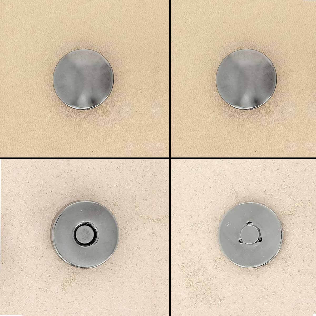 Fermoir TOP magnétique à riveter - ROND - Image 2