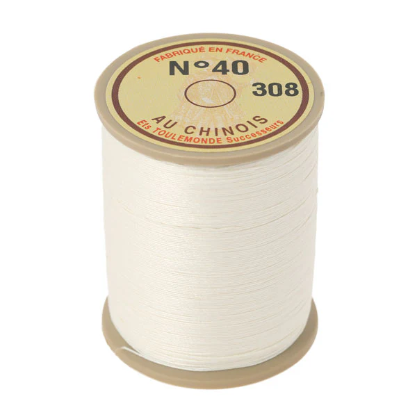 Bobine de 350m de fil de lin AU CHINOIS retors extra glacé n°40 - Image 14