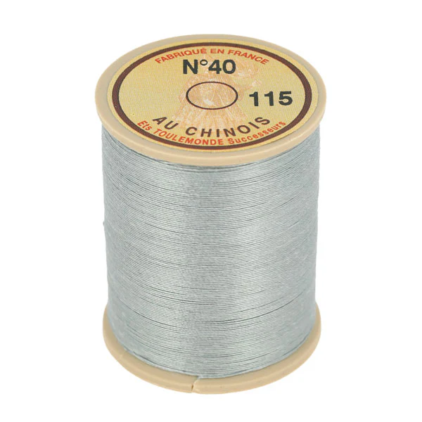 Bobine de 350m de fil de lin AU CHINOIS retors extra glacé n°40 - Image 22