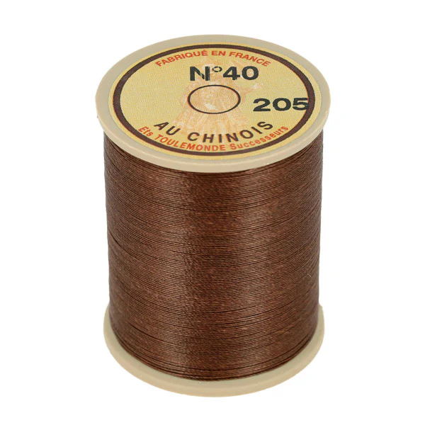 Bobine de 350m de fil de lin AU CHINOIS retors extra glacé n°40 - Image 26