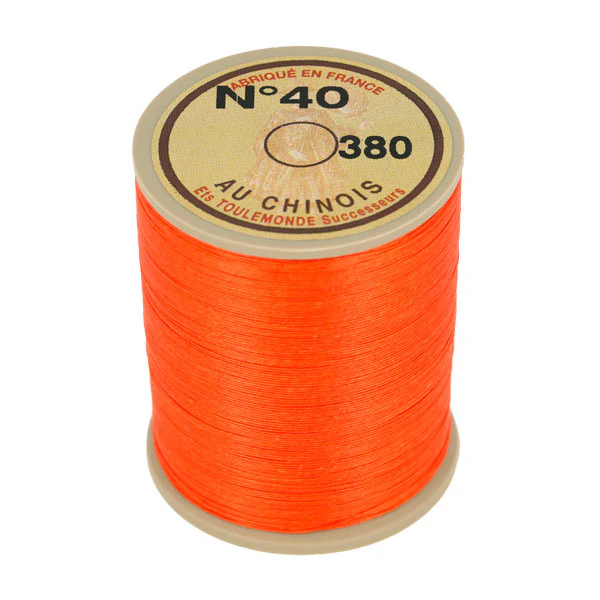 Bobine de 350m de fil de lin AU CHINOIS retors extra glacé n°40 - Image 34