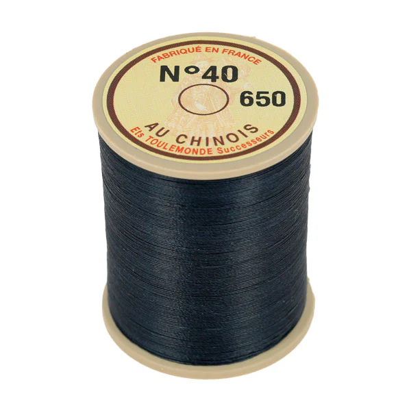 Bobine de 350m de fil de lin AU CHINOIS retors extra glacé n°40 - Image 8