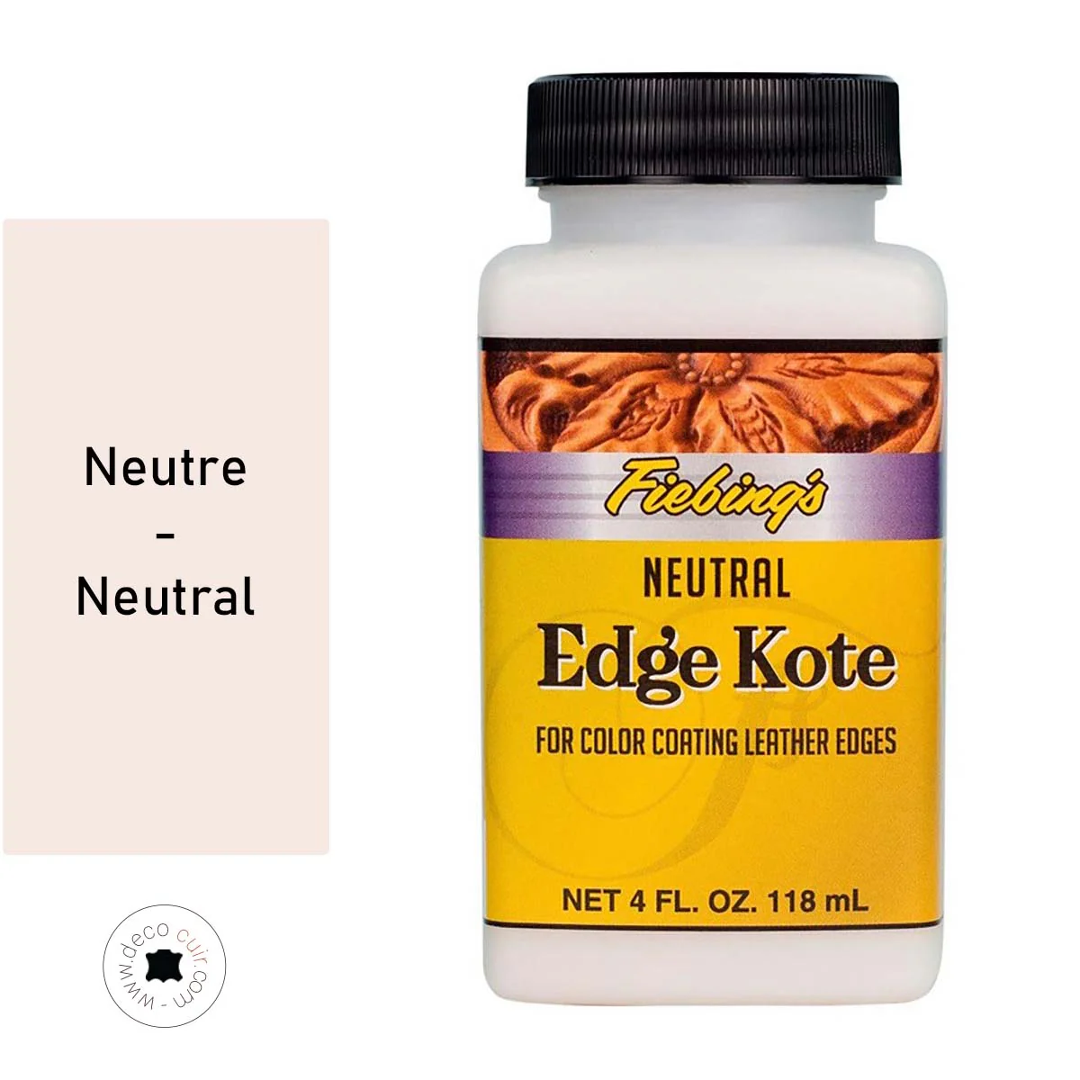 Finition de tranche pour cuir - Fiebing's Edge Kote - NEUTRE / NEUTRAL