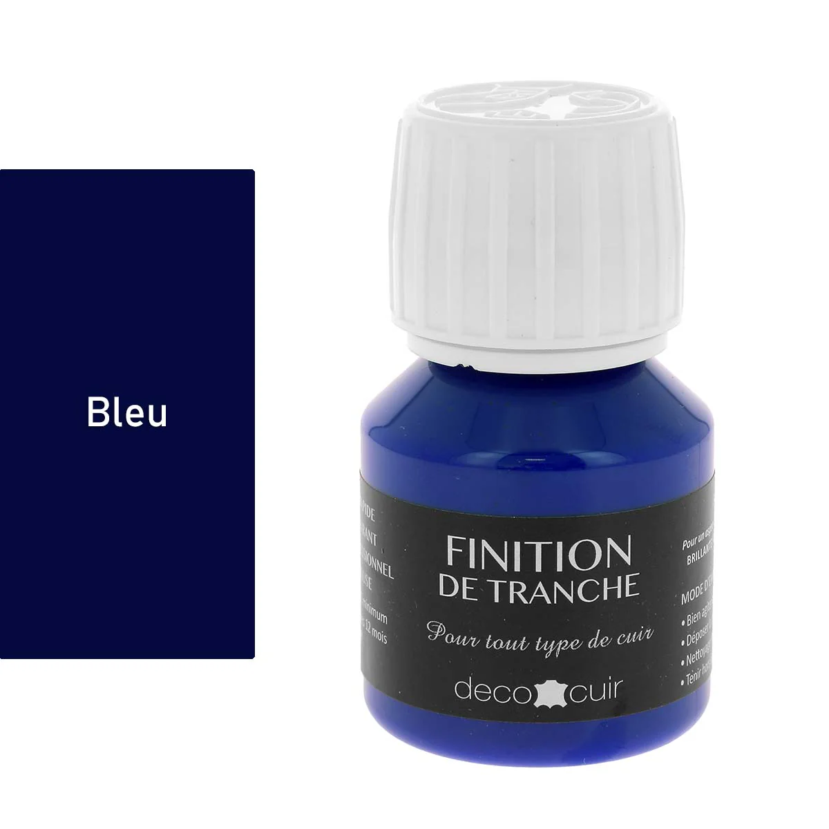 Finition de tranche MATE - Deco Cuir - BLEU