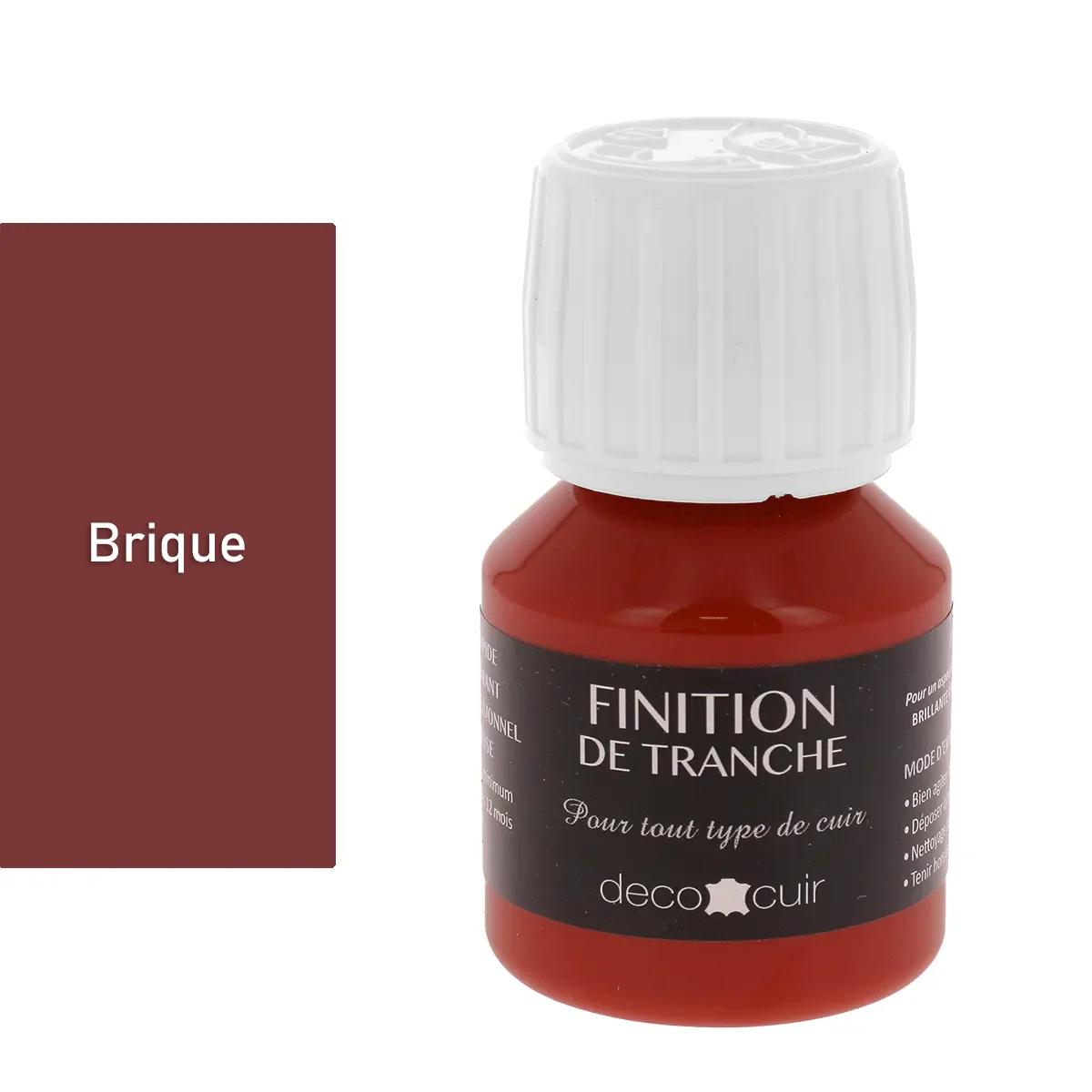 Finition de tranche MATE - Deco Cuir - BRIQUE