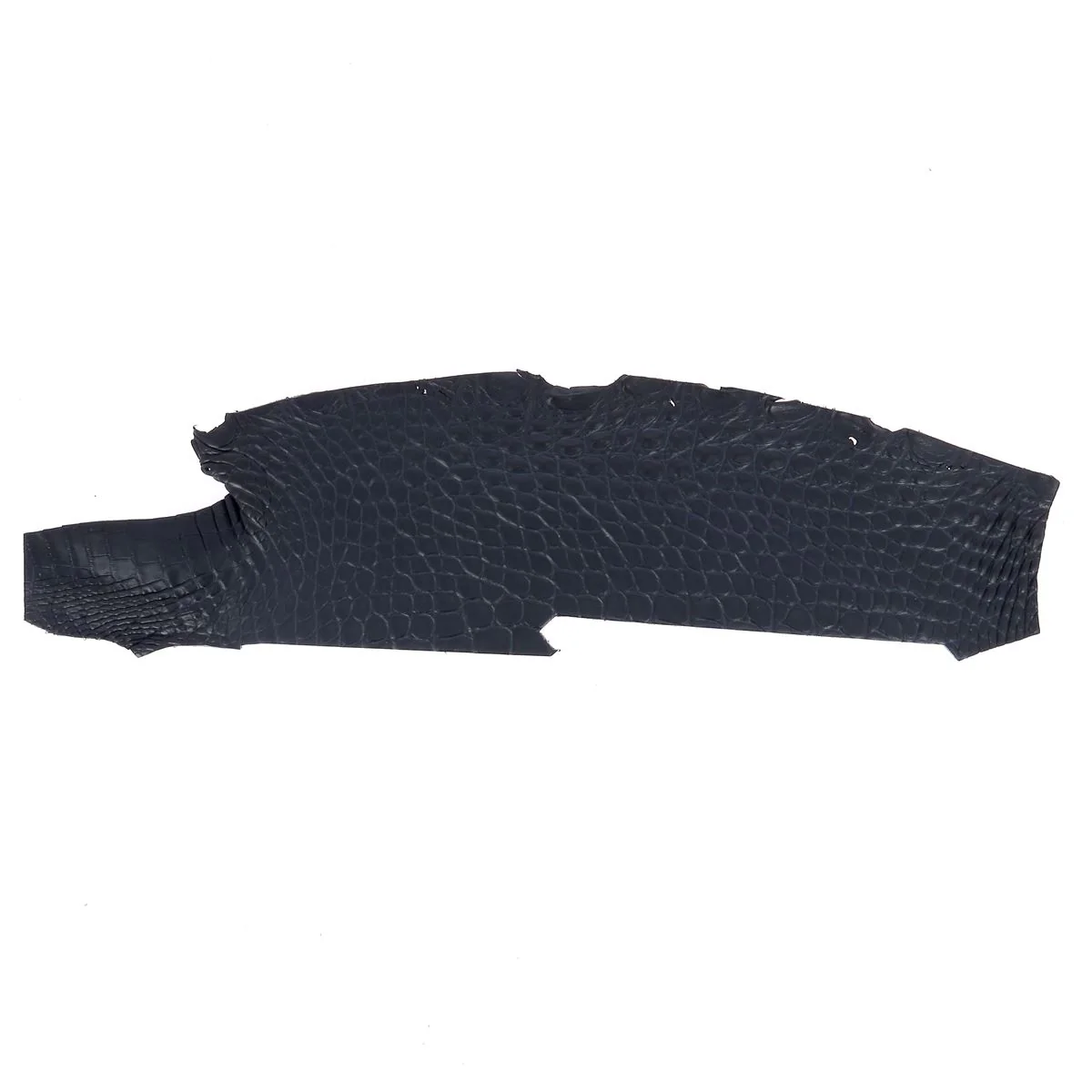 Flanc de cuir d'Alligator mat - BLEU