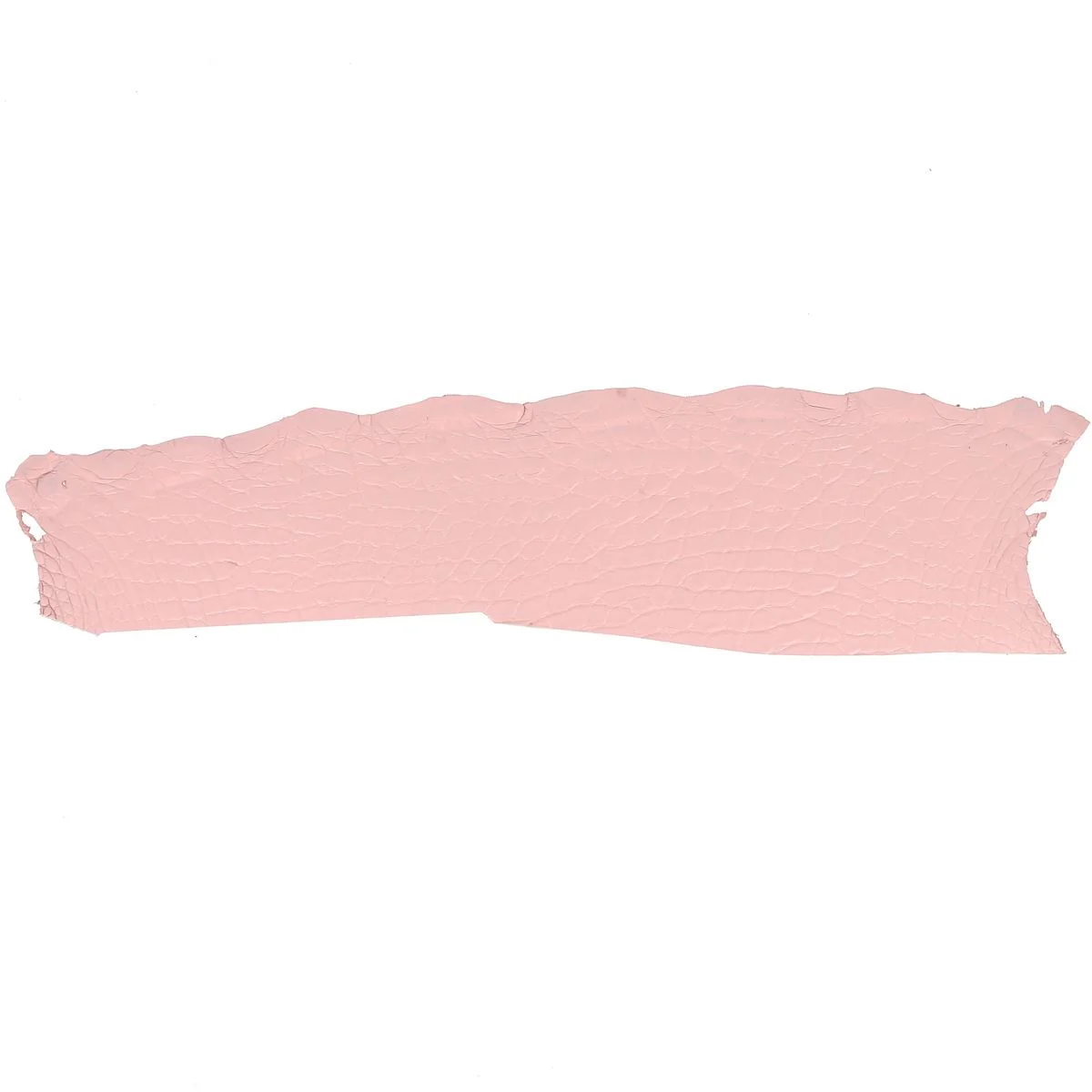 Flanc de cuir d'Alligator mat - ROSE