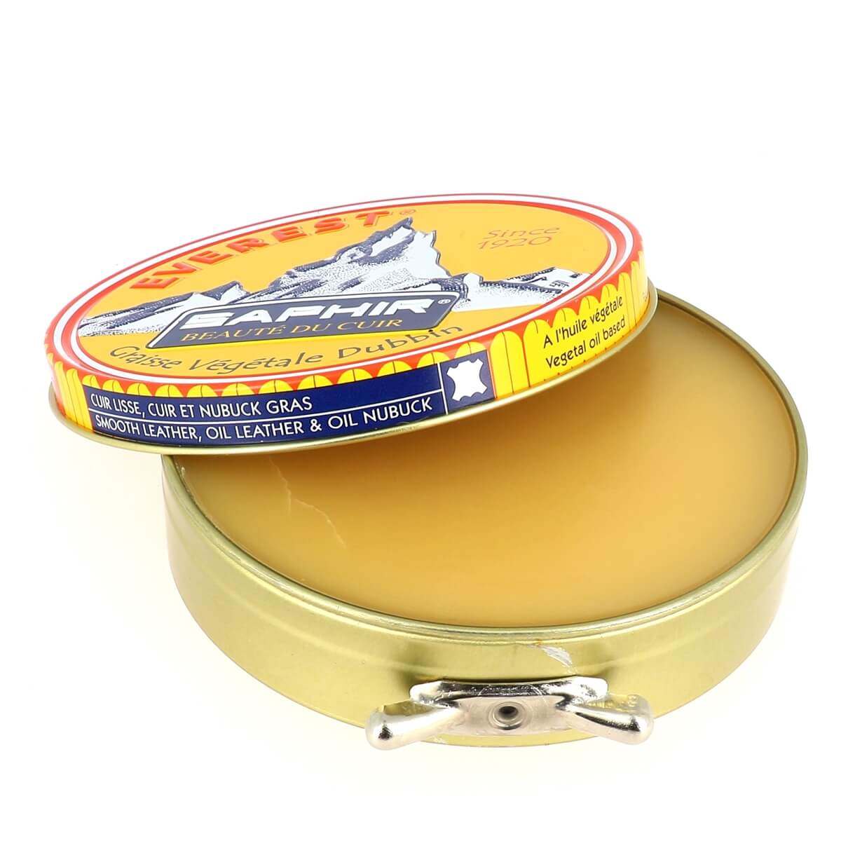 Graisse végétale Dubbin pour cuir - 100ml - Everest Saphir - INCOLORE 02 - Image 2