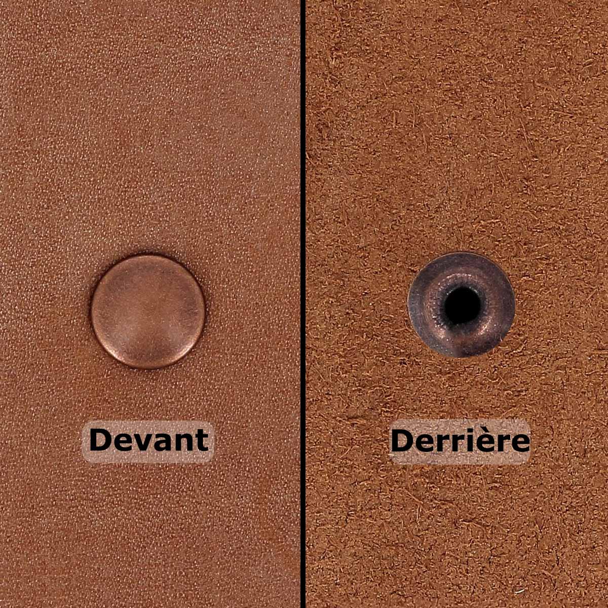Lot de gros rivets en laiton (T6) - Image 15