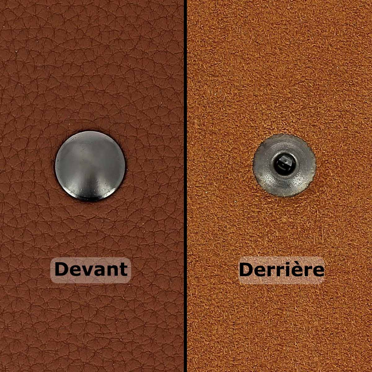 Lot de gros rivets en laiton (T6) - Image 2