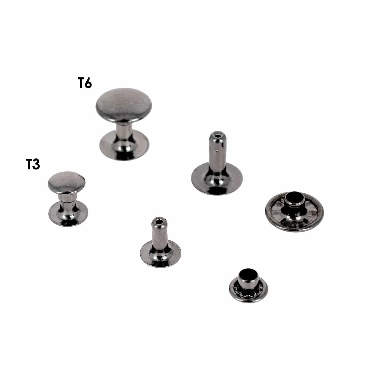 Lot de gros rivets en laiton (T6) - Image 3