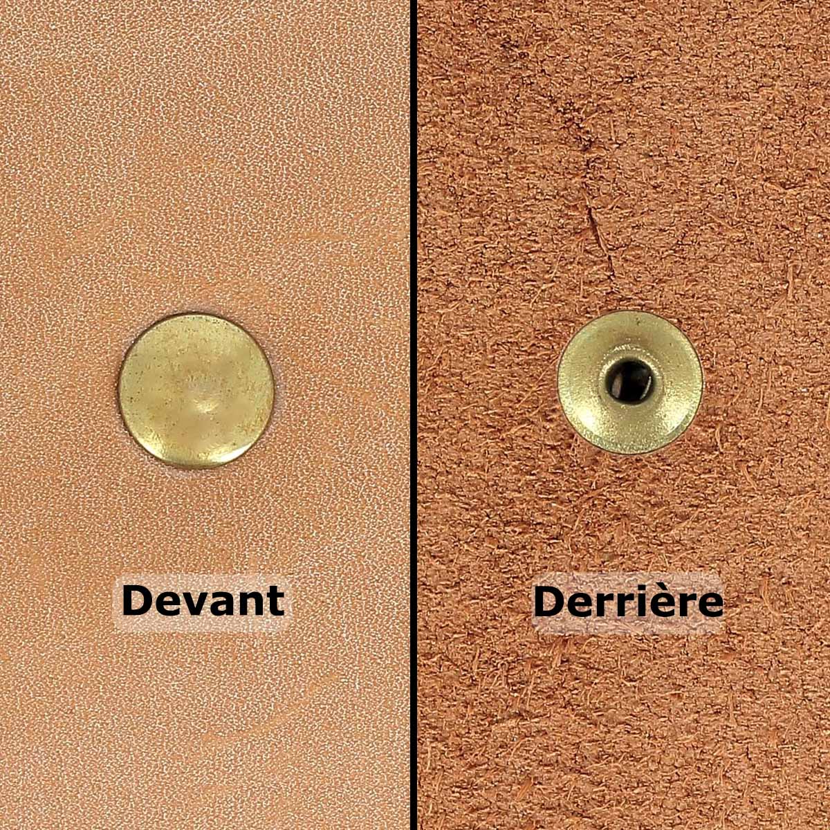 Lot de gros rivets en laiton (T6) - Image 5