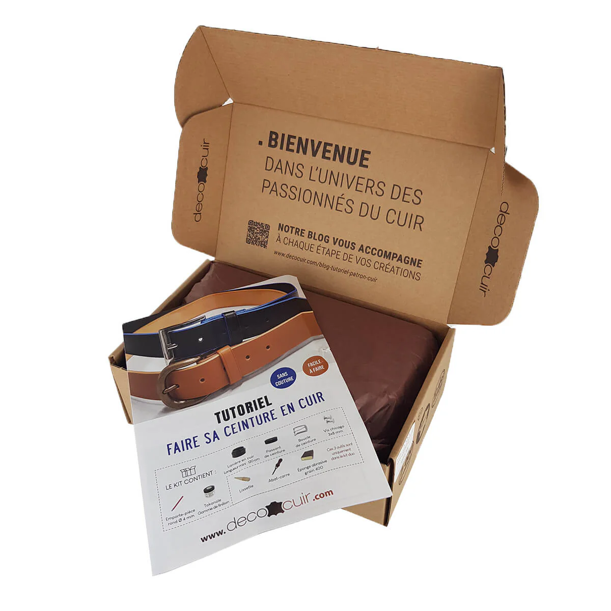 Kit DIY - Ceinture en cuir sans couture - Image 7