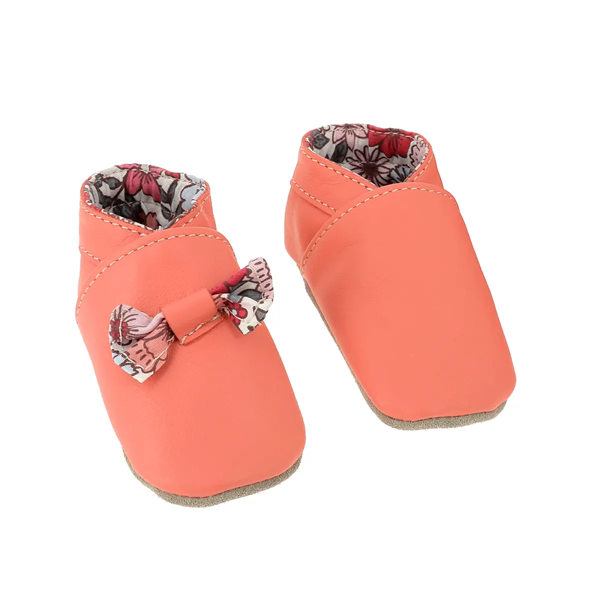 Kit DIY Chaussons en cuir pour bébé - CORAIL K47 - Image 4
