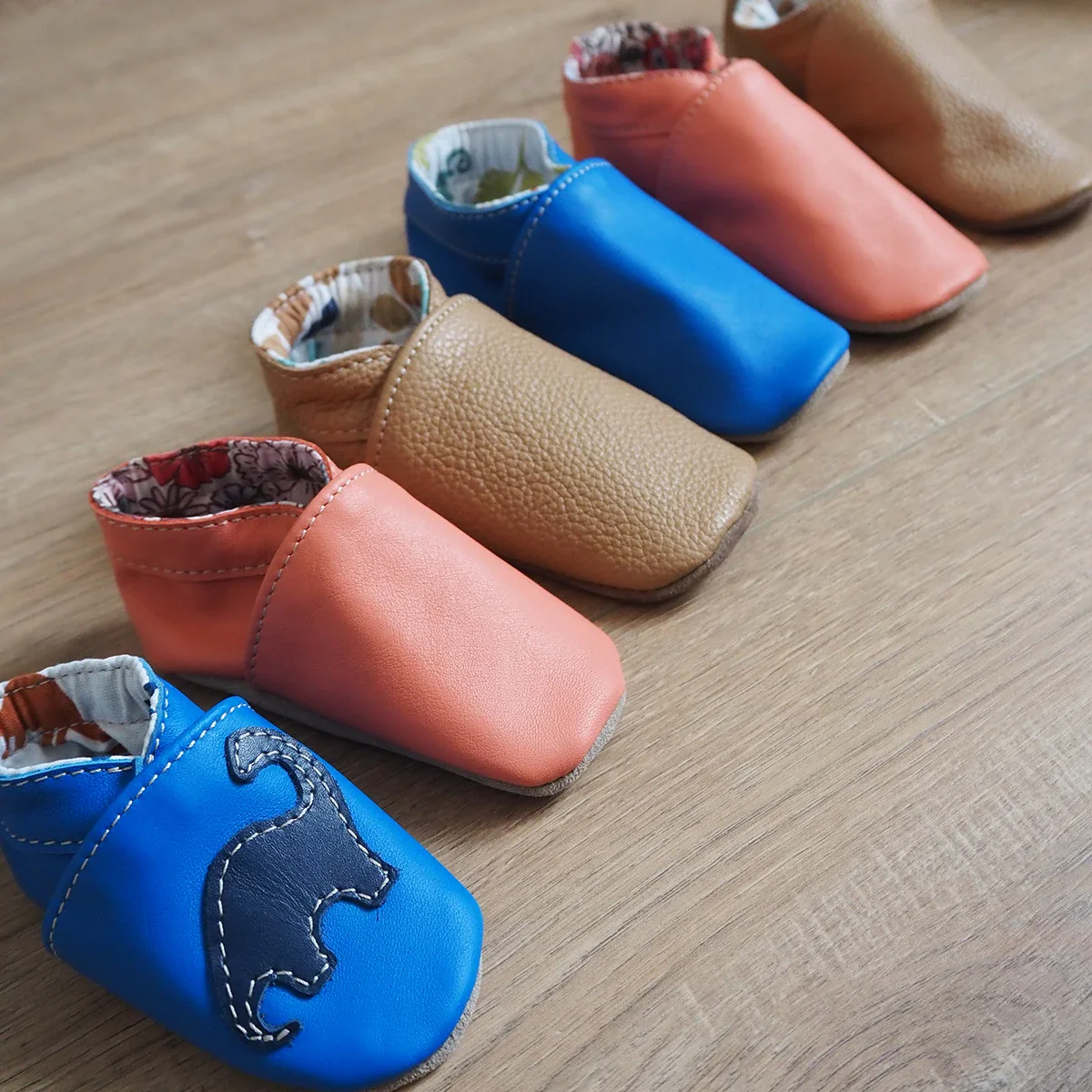 Kit DIY Chaussons en cuir pour bébé - CORAIL K47 - Image 6
