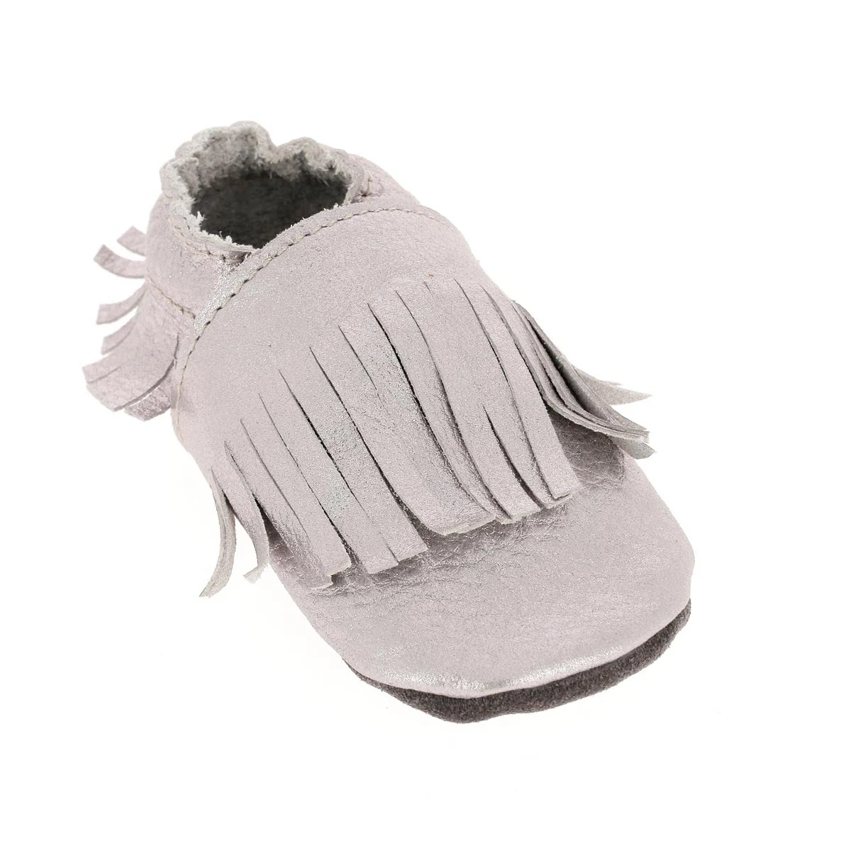 Kit DIY Chaussons en cuir pour bébé avec Franges - Image 2