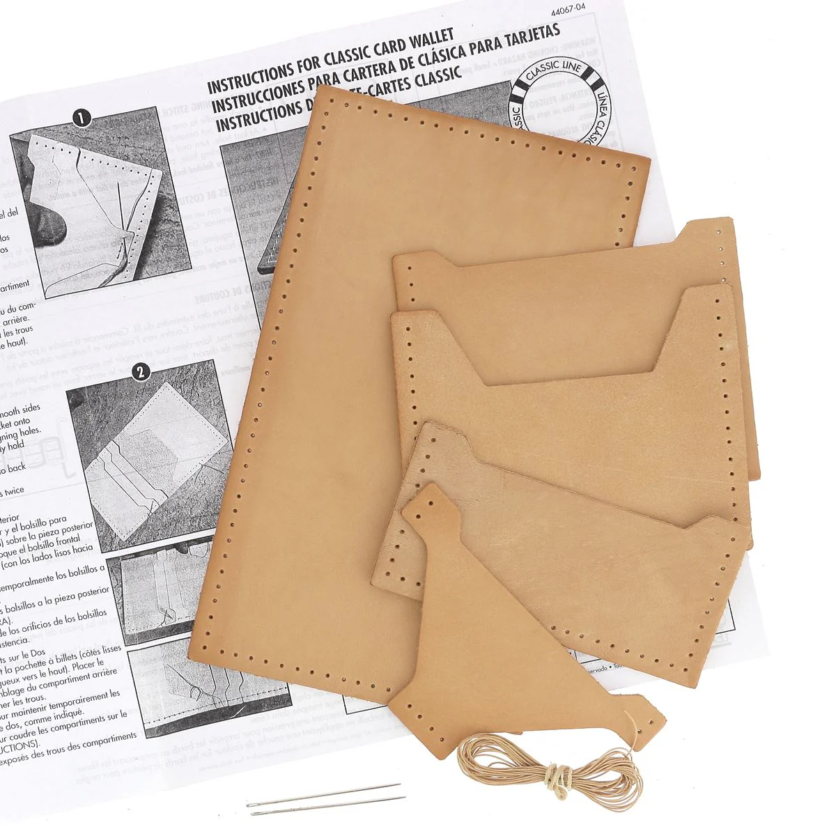 Kit de fabrication DIY - Porte-cartes en cuir - Tandy Leather 44067-04 - Image 2