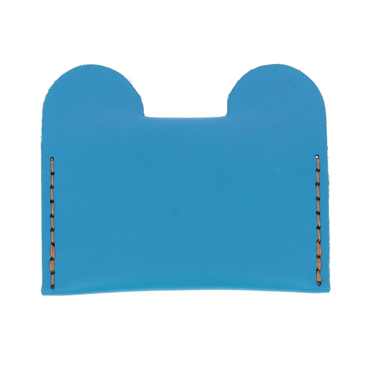 Kit DIY Porte cartes Ours en cuir - Bleu Atoll - Image 4