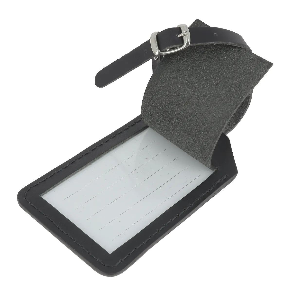 Kit DIY - Porte étiquette de bagage en cuir de croupon tannage végétal - Image 8