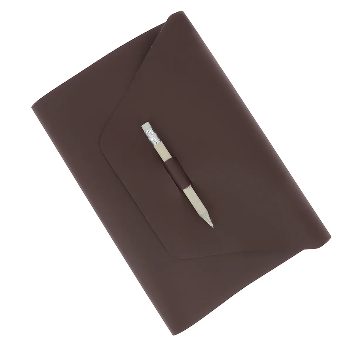 Kit DIY Protège carnet en cuir lisse A5 - BORDEAUX P65