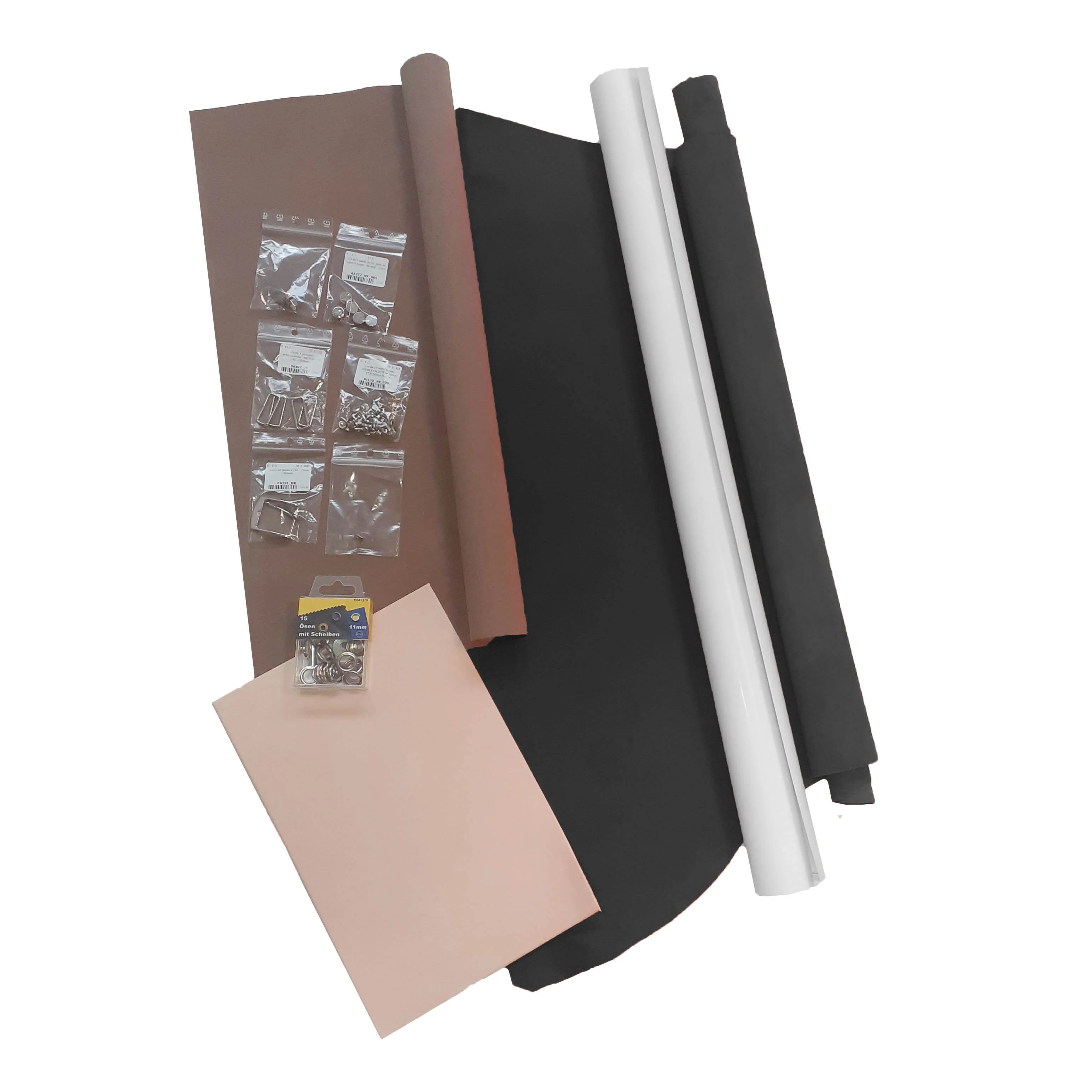 Kit DIY - Sac seau en cuir à coudre à la machine - NOIR - Image 4