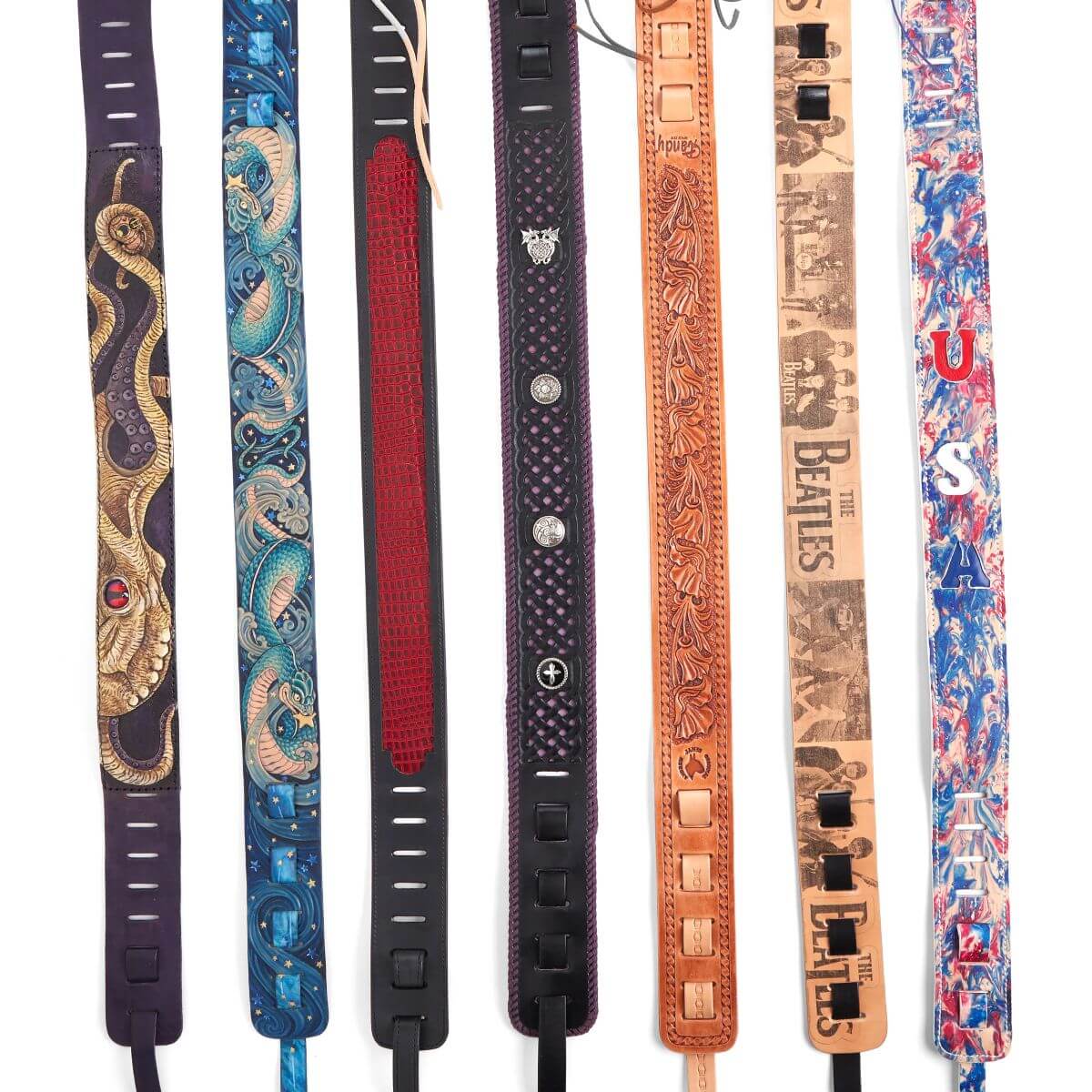 Kit pour sangle de guitare en cuir - 44421 - Image 2