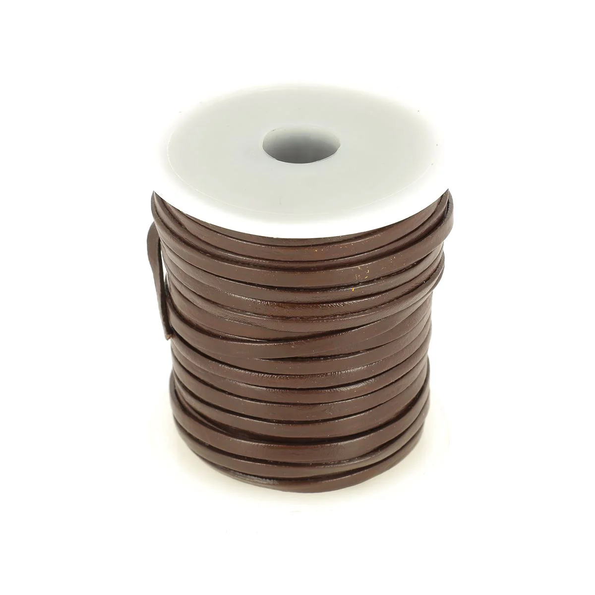 Lacet en cuir pigmenté Plat - Largeur 3mm - Image 12