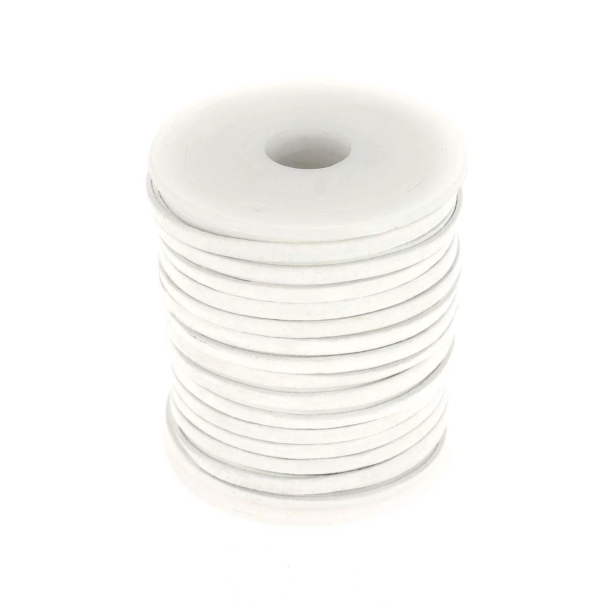 Lacet en cuir pigmenté Plat - Largeur 3mm - Image 8